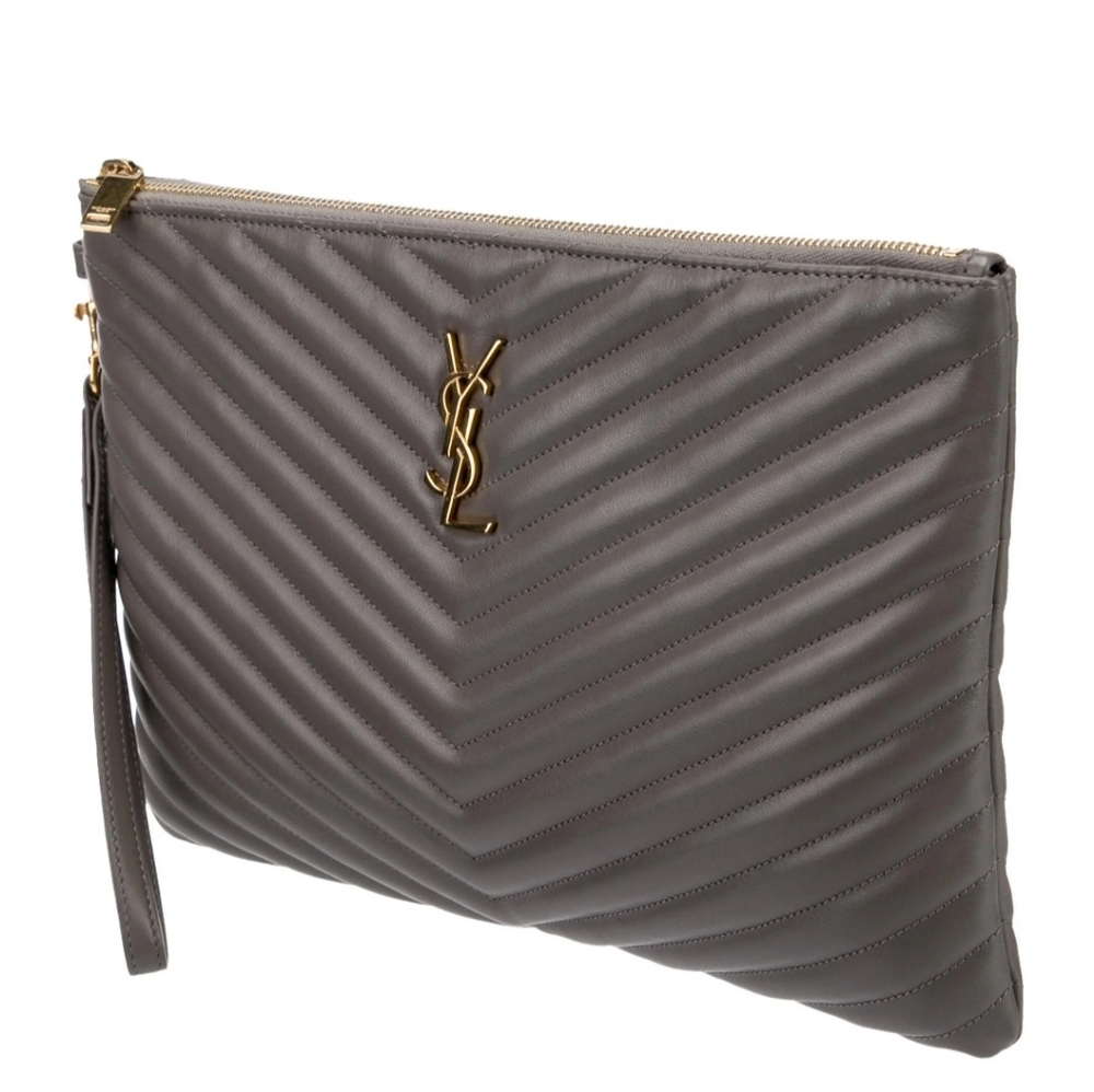 YSL Monogram Matelasse Cassandre Document Holder